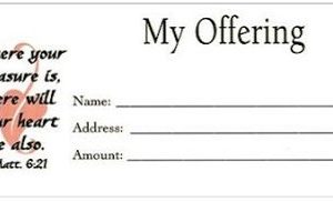 My Offering Envelopes